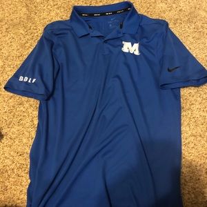 Millikin golf shirt